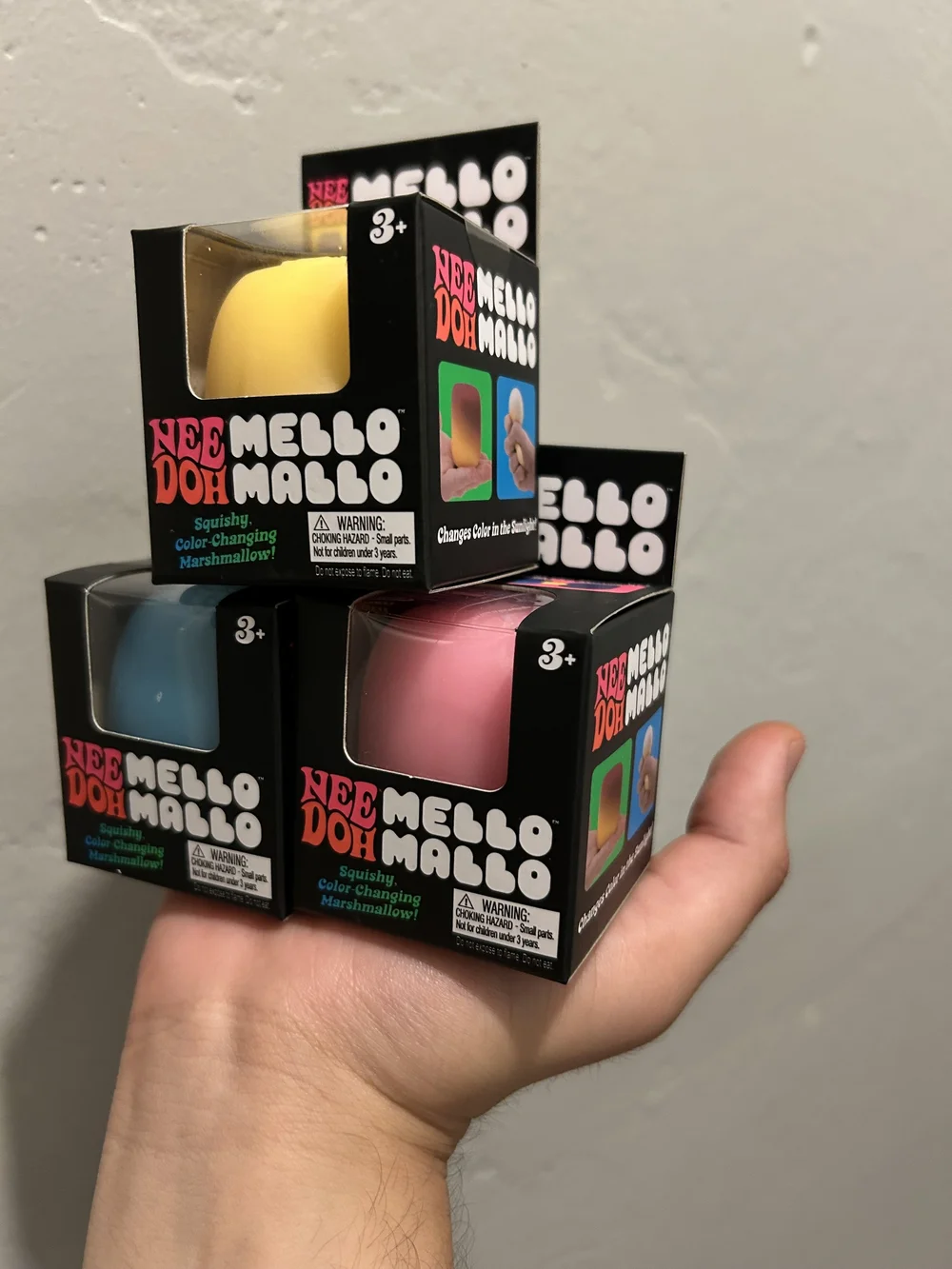 NeeDoh Mello Mallo Set Of 3